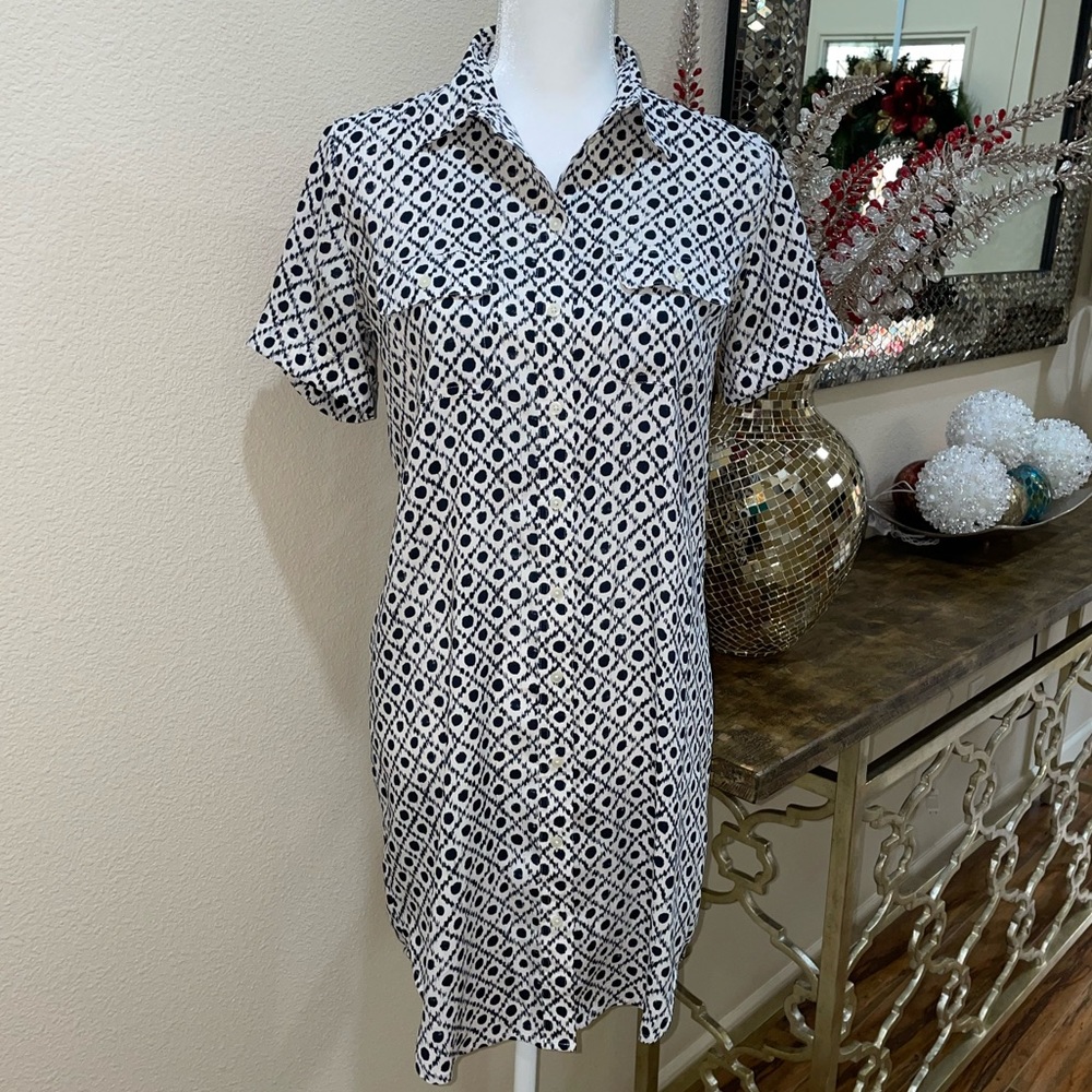 LOFT button down dress